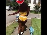Yal remember this big azz booty in shorts hot damn girl