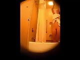 Hot Skinny Blonde taking a Shower-Spy Cam Clip