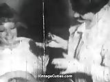 Pussy Shaving and Lesbian Lick Fest (1950s Vintage)