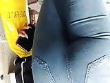 Lovely candid round tight ass to fuck